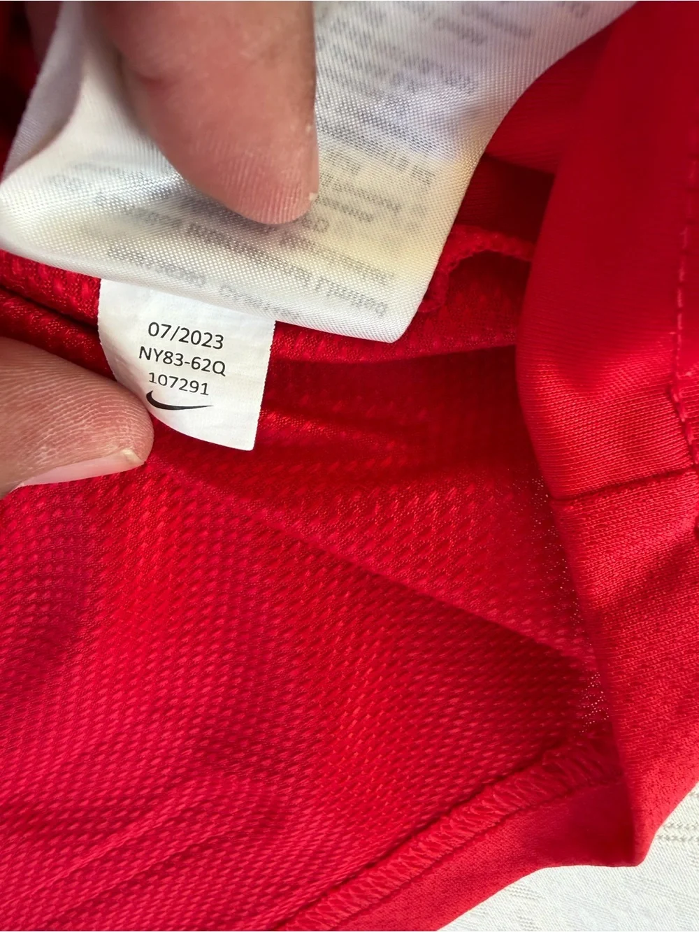 Nike Red Angels Graphic Short Sleeve Tee